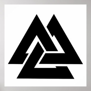 Póster Valknut