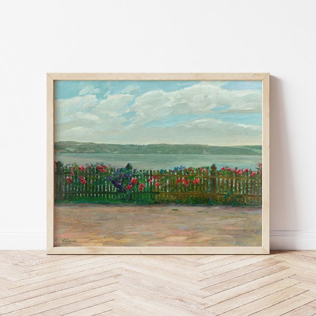 Póster Valla Rosa en el lago Starnberg | Wilhelm Trübner (Subido por el creador)