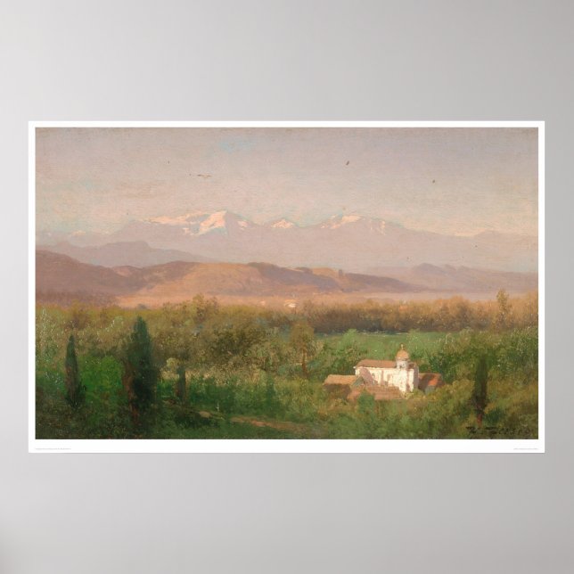 Póster Valle cerca de Los Ángeles, California (0704A) (Frente)