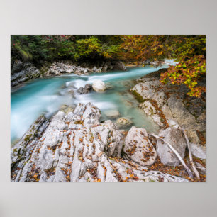 Póster Valle de Eng en la cordillera de Karwendel