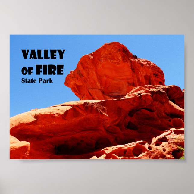 Póster Valle de Fire State Park Nevada América EE.UU. (Frente)