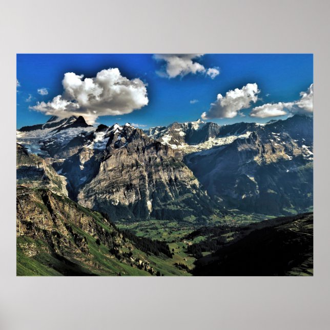 Póster Valle de Grindelwald (Frente)