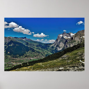 Póster Valle de Gwindelwald
