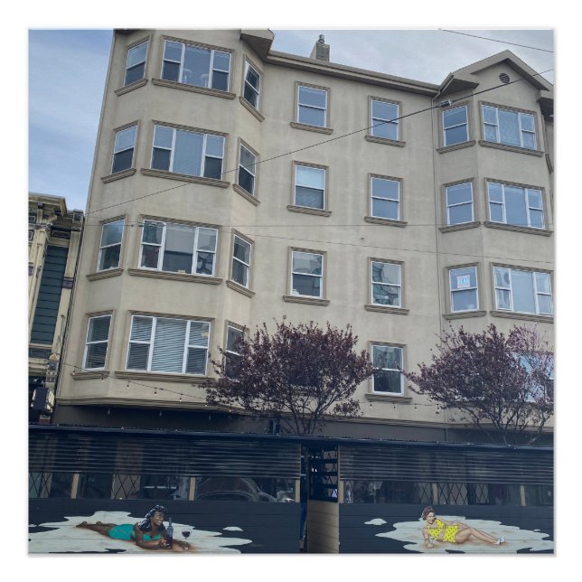 Póster Valle de Hayes, San Francisco (Anverso)