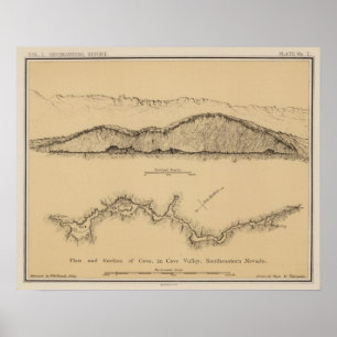 Póster Valle de la cueva, Nevada