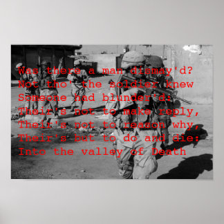 Póster Valle de la Muerte en Irak