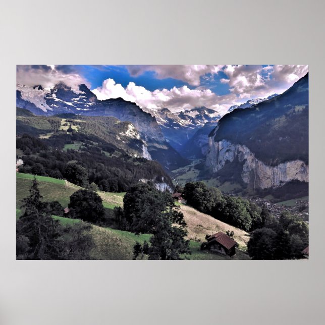 Póster Valle de Lauterbrannen (Frente)