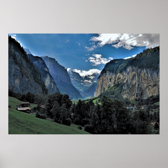Póster Valle de Lauterbrunnen (Frente)