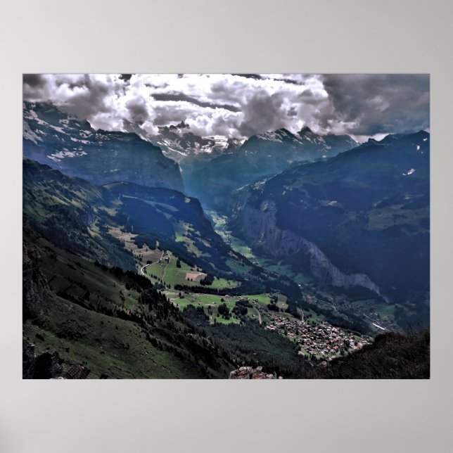 Póster Valle de Lauterbrunnen (Frente)