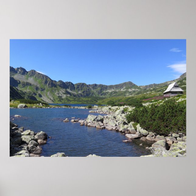 Póster Valle de los Cinco Lagos de Polonia, Tatras (Frente)