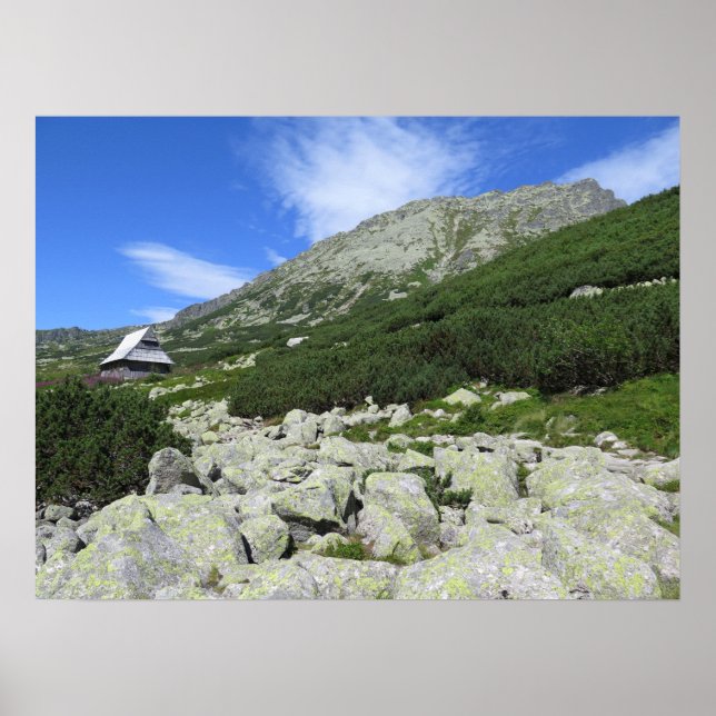 Póster Valle de los Cinco Lagos de Tatras (Frente)