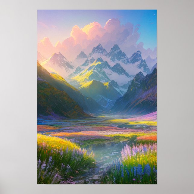 Póster Valle de los Colores (Frente)