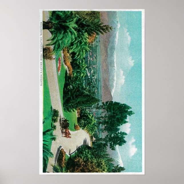Póster Valle de los Redlands y huertos de Smiley (Frente)