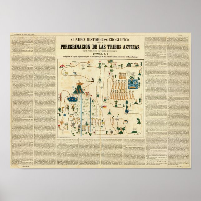 Póster Valle de México Azteca 2 (Frente)