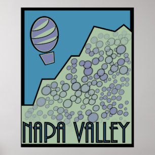 Póster Valle de Napa