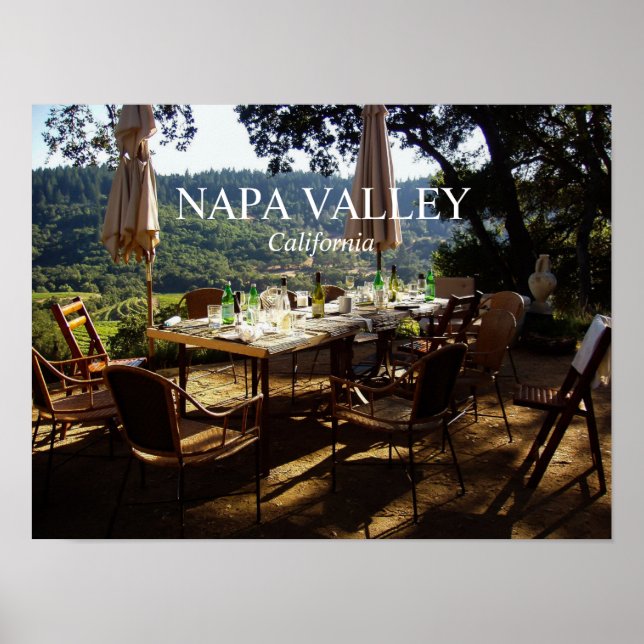 Póster Valle de Napa (Frente)