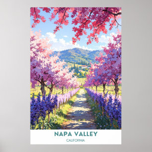 Póster Valle de Napa, California