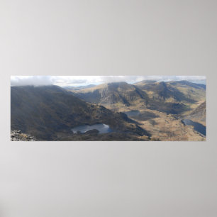 Póster Valle de Ogwen, poster de Snowdonia