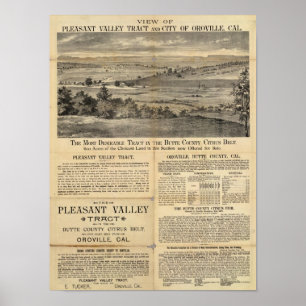 Póster Valle de Pleasant, California