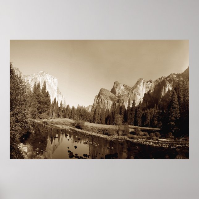 Póster Valle de Sepia Yosemite (Frente)