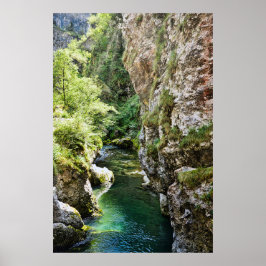 Póster Valle de Val Taleggio garganta de río montañoso it