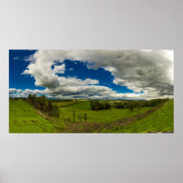 Póster Valle de Walnut Creek, Ohio en verano