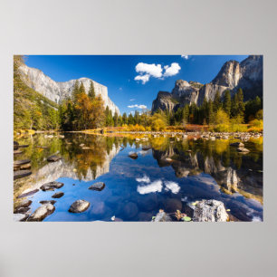 Póster Valle de Yosemite en caída