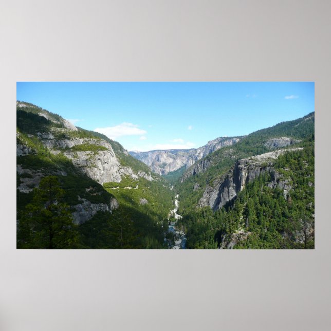 Póster Valle de Yosemite en el Parque Nacional de Yosemit (Frente)