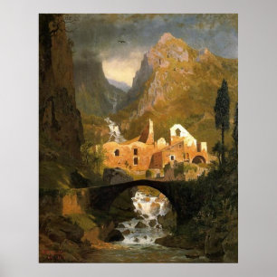 Póster Valle dei Mulini Campania Italia