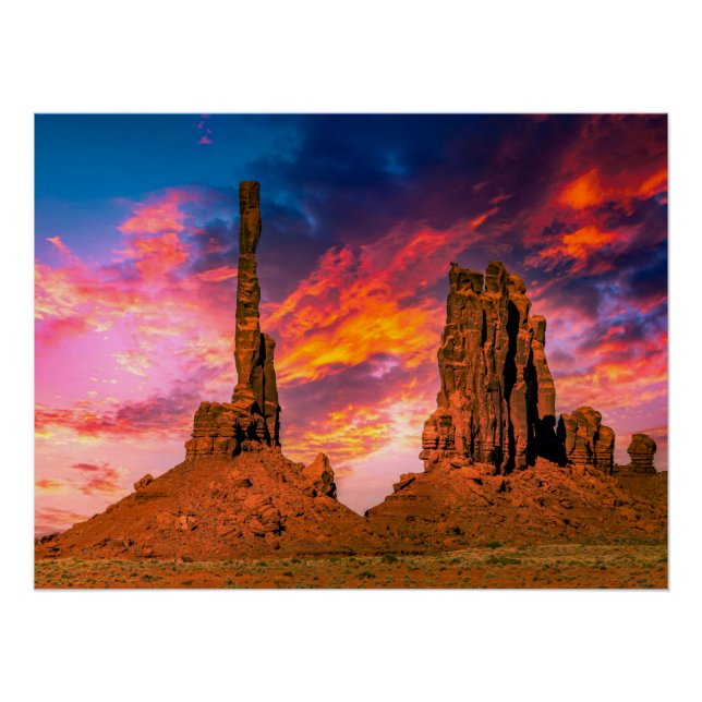 Póster Valle del Monumento (Anverso)