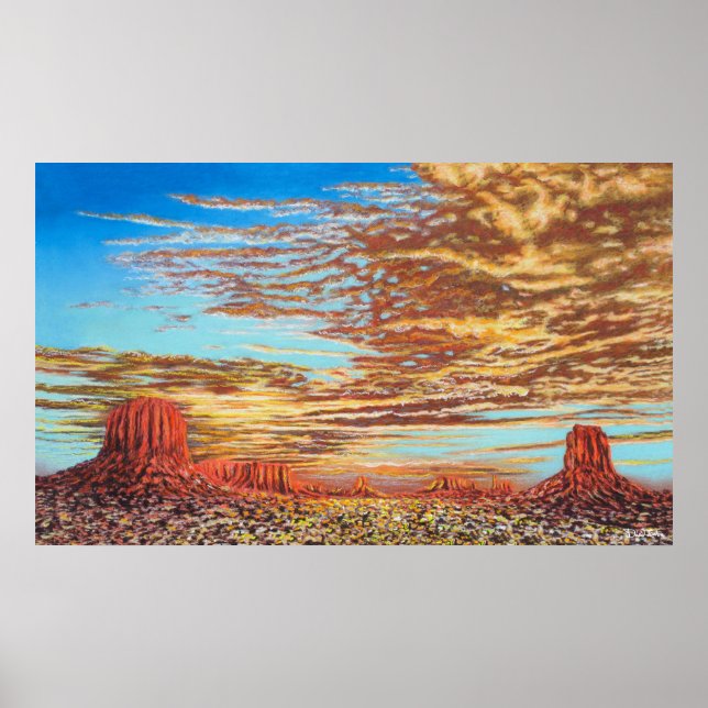 Póster Valle del Monumento (Frente)