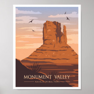 Póster Valle del Monumento Arizona