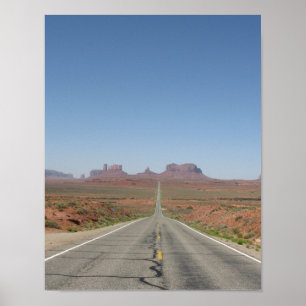 Póster Valle del Monumento Arizona Utah Paisaje Desértico