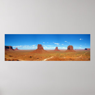 Póster Valle del Monumento entre Arizona y Utah