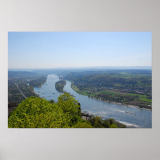 Póster Valle del Rin cerca de Bonn