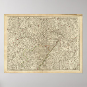 Póster Valle del Río Rin, Francia 2