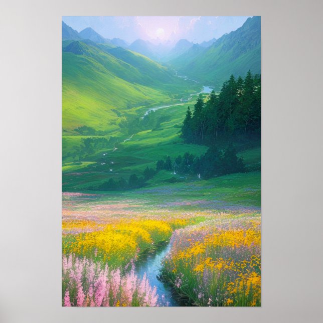 Póster Valle del Verde (Frente)