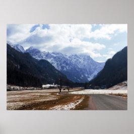 Póster Valle Logar de Eslovenia