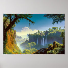 Póster Valle perdido en la selva