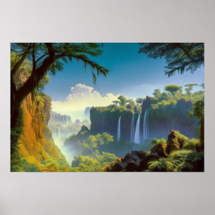Póster Valle perdido en la selva