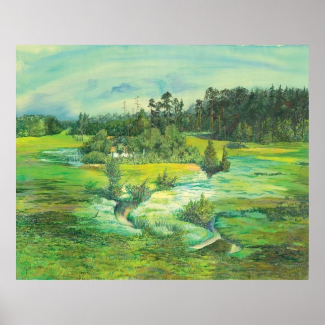 Póster valle verde (Frente)