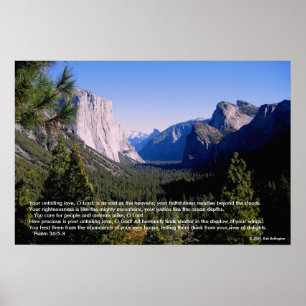 Póster Valle Yosemite