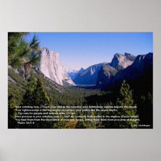 Póster Valle Yosemite