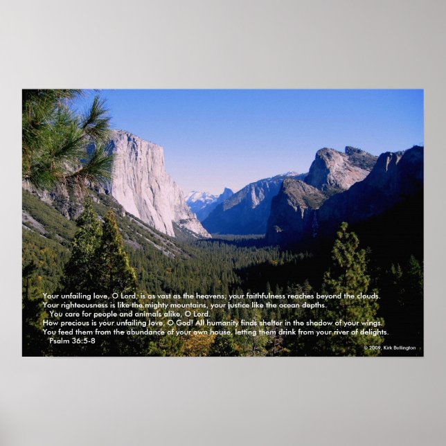 Póster Valle Yosemite