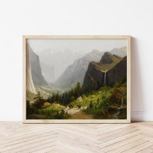 Póster Valle Yosemite, CA   Frederick Ferdinand Schafer