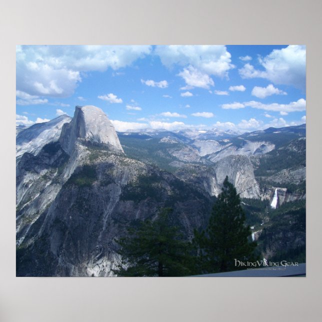 Póster Valle Yosemite desde el punto glaciar (Frente)