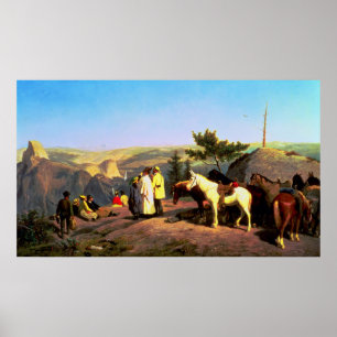 Póster Valle Yosemite desde Glacier Point 1874