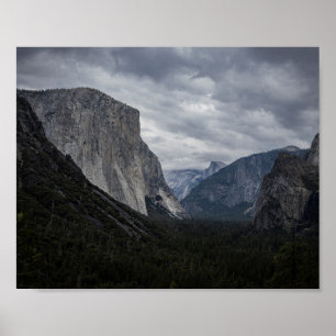 Póster Valle Yosemite y El Capitan - Foto paisajista