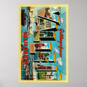 Póster Vallejo, California - escenas grandes de la letra