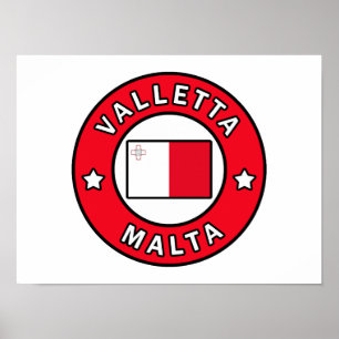 Póster Valletta Malta